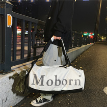 French Large Capacity Travel Bag Mens Multifunctional Double Shoulder Backpack Independent Shoe Position Sports Training Fitness Bag Women Dry Wet