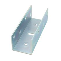 Galvanized corner yard angle iron U type flat splicing fixed connection furniture laminate holder 2 0x38x120x38 holes 5 2