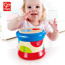 Hape childrens rolling music electronic music beat drums infant toys educational early childhood education baby hand clap drum 1 year old