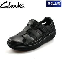 clars Its Lemen shoes New Baotou Soft bottom sandals Shock Absorbing Bull Leather Hollowed-out Casual Leather Shoes Beach Dongle Shoes
