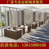 New Chinese Tea Building Cassette Zen sofa Sales Office Hall in talks to receive sofa Wellness Room Clubhouse Sofa