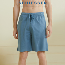 SCHIESSER Shuja 2022 Spring Summer New Pint Mens Pure Cotton Casual Home Pants 50% Pants 20054P