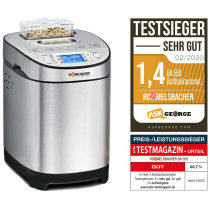 100% German imported ROMMELSBACHER BA 550 stainless steel multifunctional automatic bread machine