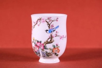Chengde Xuan Pastel Flower and Bird Flower Yin Mingcui High Cup Single Cup (Hua Yixuan)
