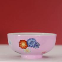 Yu Yin Kiln Yu Yin treasures blue and white plus color gold ball pattern Puer Cup Single Cup (Hua Yixuan)