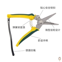 Stainless steel flower pruning fruit tree pruning scissors Gardening garden repair flower household powerful scissors tool roughening