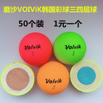 Frosted Golf Colored Ball VOIViK Korea Colored Ball Three-Four Layer Golf Colored Golf Ball Golf Used Ball