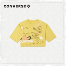 CONVERSE CONVERSE Official Vintage Print Short T-shirt Trend Joker Loose Graffiti Short Sleeve 10022825