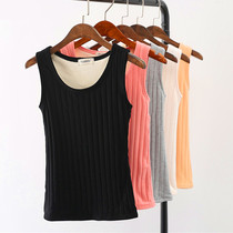 Winter Warm Vest Woman Thickened gapped undershirt pure cotton shapewear big code underwear harness tight fit for students