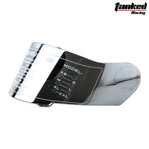 tanked racking tank helmet lenses T270 helmet opening face armor anti-fog silver plated tea colour lenses