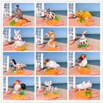 12 Twelve Zodiac Shell Crafts Natural Conch Animals Childrens Gifts Night Market Supply Stalls