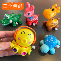Baby baby clockwork winding running small animal toys Guide learning to climb hand grasp Childrens educational toys