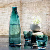 (Thousand Mutes price) artificially blown color glass cool water bottle Fashion dazzling cool kettle juice jug