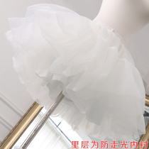 Tower skirt with skirt supports lolita daily cospy soft-prop soft-braced soft-sister half-body skirt