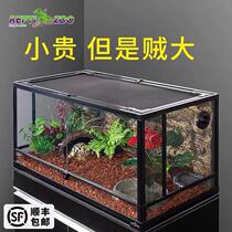 reptizoo climbing pet breeding box chameleon lizard ciliary horn tree frog glass climbing tank tortoise horned frog reptile box