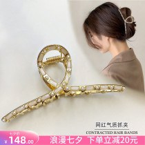 Korean grip clip female summer large temperament hair volume multi-hairpin back of the head clip headdress 2021 new shark clip