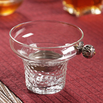 Heat-resistant creative glass tea leak tea filter kung fu tea accessories tea tea filter funnel