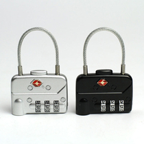 Go abroad customs lock TSA password lock Wire rod box travel anti-theft customs clearance luggage password lock style