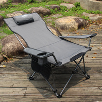 Casual Stool Outdoor folding portable chair leaning on back chair Self-driving Afternoon Bed Fishing Chair Beach Chair Sublounge Chair