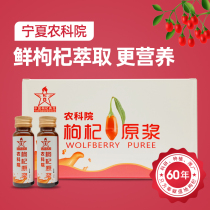 Ningxia Academy of Agricultural Sciences fresh wolfberry juice 400ML bottle of authentic Zhongning head stubble qi and blood oral liquid