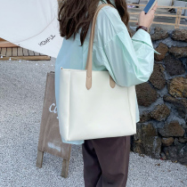 2021 popular new Tide Tongqin big bag Korean version of simple large capacity shoulder bag female Joker shoulder tote bag