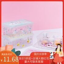 MINISO famous quality Sanrio Characters storage box clothing snacks toys storage practical