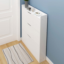 Shoe rack Narrow door shelf Household indoor good-looking economical multi-layer dustproof storage simple small shoe cabinet