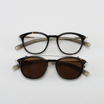 Japanese high-end set glasses pure titanium elastic temples designed with myopia sun glasses high quality sheet mens and womens models