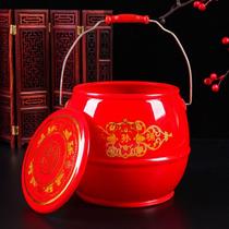 Son and Sun Bucket Wedding Supplies Small Womens Bride Dowry Wedding Toilet for Marriage