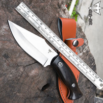 High hardness straight knife blade outdoor tritium knife portable outdoor field knife cold weapon saber Sharp