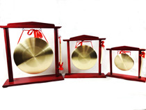 Gong pure copper belt frame Gong transport Auspicious Gong Gong Drum Hi-hat Road opening gong Flood prevention and early warning gong Feng Shui musical instrument
