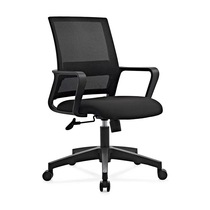 Office chair Computer chair Studio net chair Conference chair Staff staff chair Seat Black comfortable wheeled bow chair