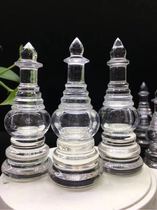 Wisdom and Pagoda Pure Natural Crystal stupa Pagoda