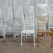 Outdoor hotel chair lawn chair wedding bamboo festival hotel banquet chair outdoor wedding iron chair back chair
