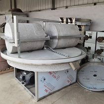 Commercial large electric stone plate double stone mill rice mill automatic millet peeling machine chili flour Stone Mill