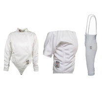 AF fencing suit set protective suit three-piece CFA certified adult childrens 350 flower sabre competition training suit