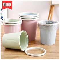Trash Can Home Living Room Bedroom Kitchen Creative Fashion Brief no cover Big creative plastic Love little trash can