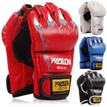 Boxing gloves male half finger boxing free fighting female Sanda training fighting ufc professional childrens gloves sandbag