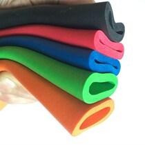 Rubber and plastic R color sponge foam insulation pipe fitness robot handle protection water pipe anti-collision foam cotton cover