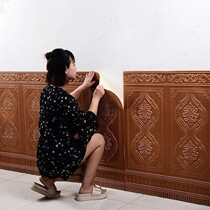 Wall stickers self-adhesive 3d three-dimensional decoration living room wall skirt wall panels waterproof and moisture-proof bedroom tatami anti-collision wall stickers