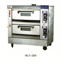 HLY-204 Hongling two-layer four-plate stainless steel gas oven bread oven baking pizza stove biscuit shop