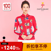 Castelbajac(C) Golf Womens Art coat fashion print sweater womens sports jacket