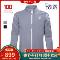 EuropeanTour European Tour Golf Clothing Men's Coat Fall Winter Jacket Fashion Slim Trench Coat