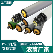Custom-made PVC plastic roller conveyor belt roller high-precision bearing assembly line carrier roller conveying unpowered roller