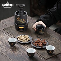 DAMMOSI high-end wine warmer Heated hot jug Household wine set Japanese sake jug Spirits yellow liquor