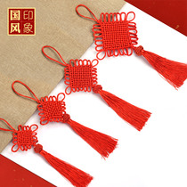 China knot big red small living room door pendant home decoration town house safe knot handicraft festive gift
