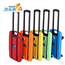 Wash Lehui Universal wheel into the truck Folding luggage car Delivery hand car Small cart Portable shopping cart Vegetable cart