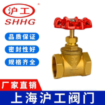 Shanghai Hugong Brass Valve Threaded Globe DN15 20 25 32 40 50 Good Work