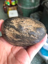 Heilongjiang natural grass flower Jade Alsophila spinulosa jade stone hand handle carving material ornaments 272g