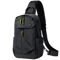 Hong Kong I TGREG chest Bag Mens shoulder bag Oxford cloth fashion Korean version of chest backpack shoulder bag running bag